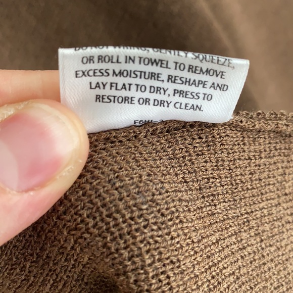 🎉SALE🎉 EILEEN FISHER Wool Cardigan Brown Size Medium - Picture 12 of 15